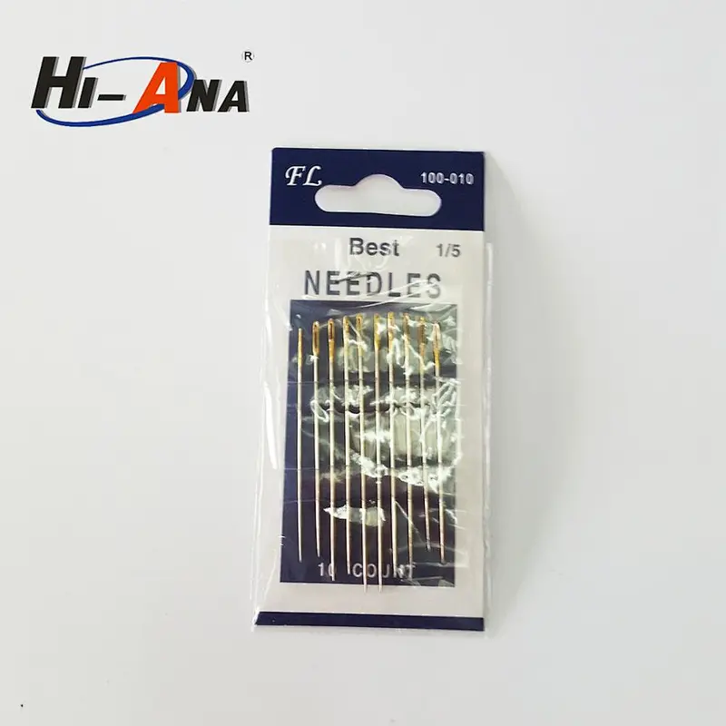 10 count per card hand sewing needles kit China supplier