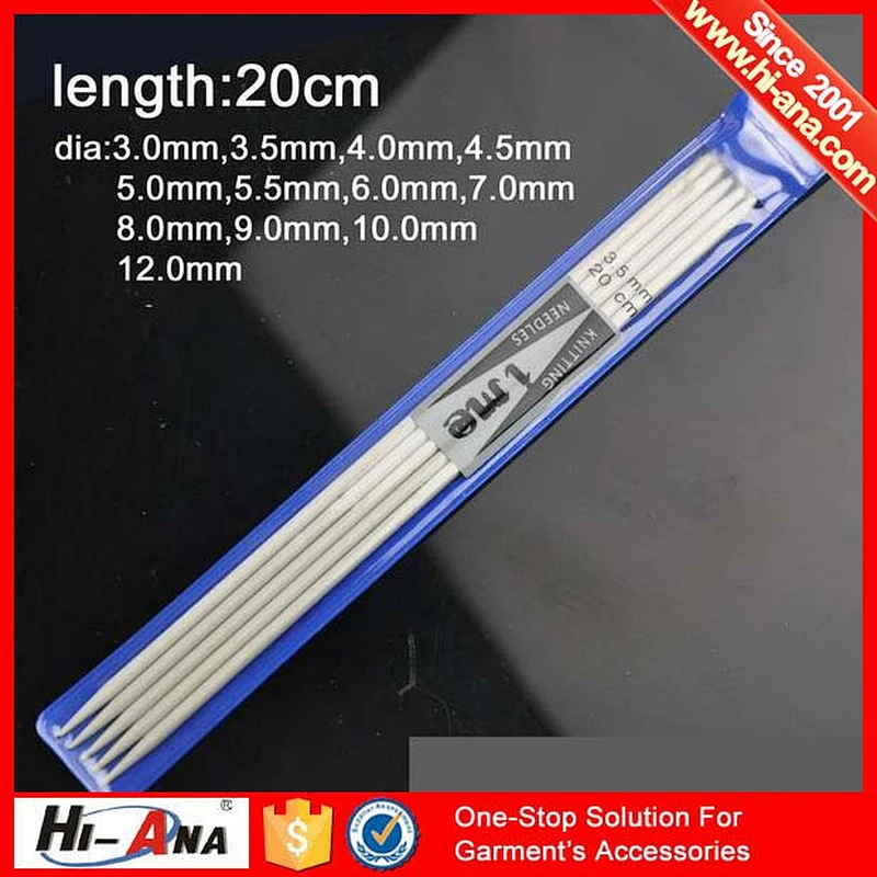 hi-ana tailor1 15 years factory experience Good Price aluminium knitting needles