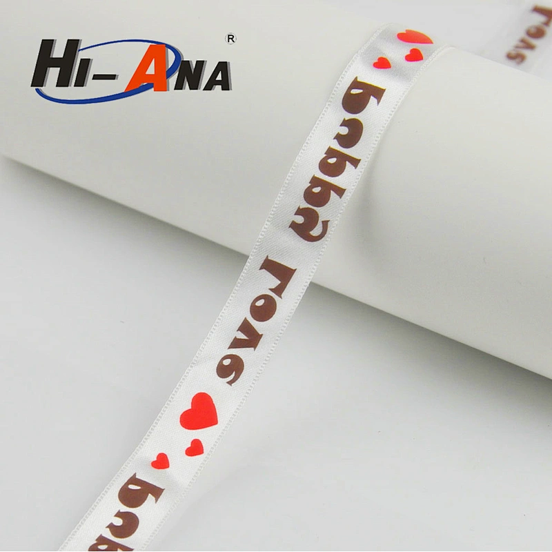 ISO 9001 Factory Fashion design custom printed ribbon wholesale