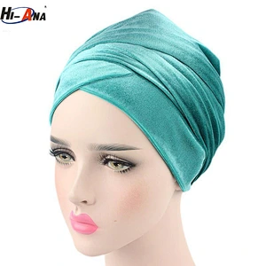 HI-ANA Musilm velvet turban head wrap head tie
