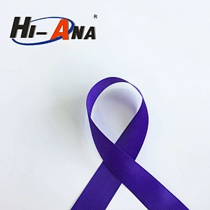 Custom made print logo Good Price cheap grosgrain ribbon