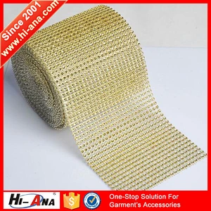 hi-ana trim3 NINGBO rhinestone chain trim plastic