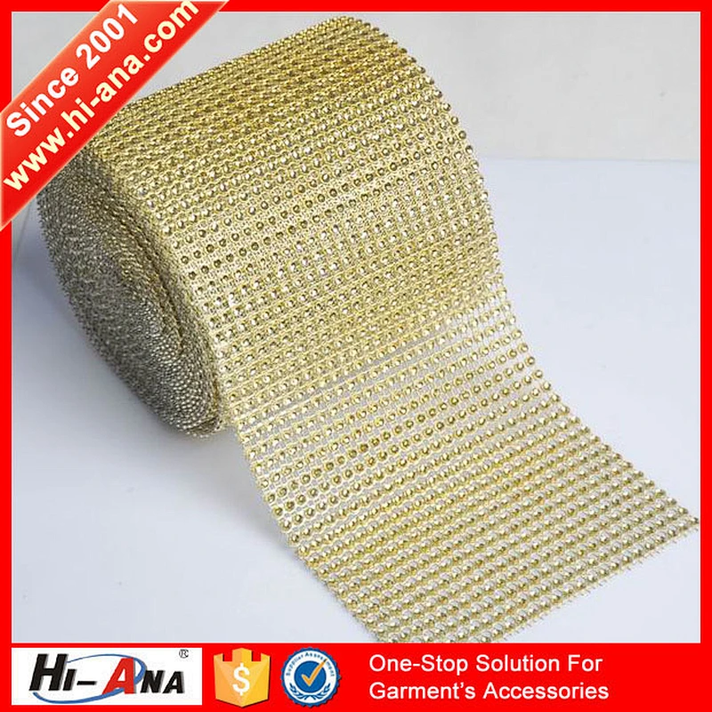 hi-ana trim3 NINGBO rhinestone chain trim plastic