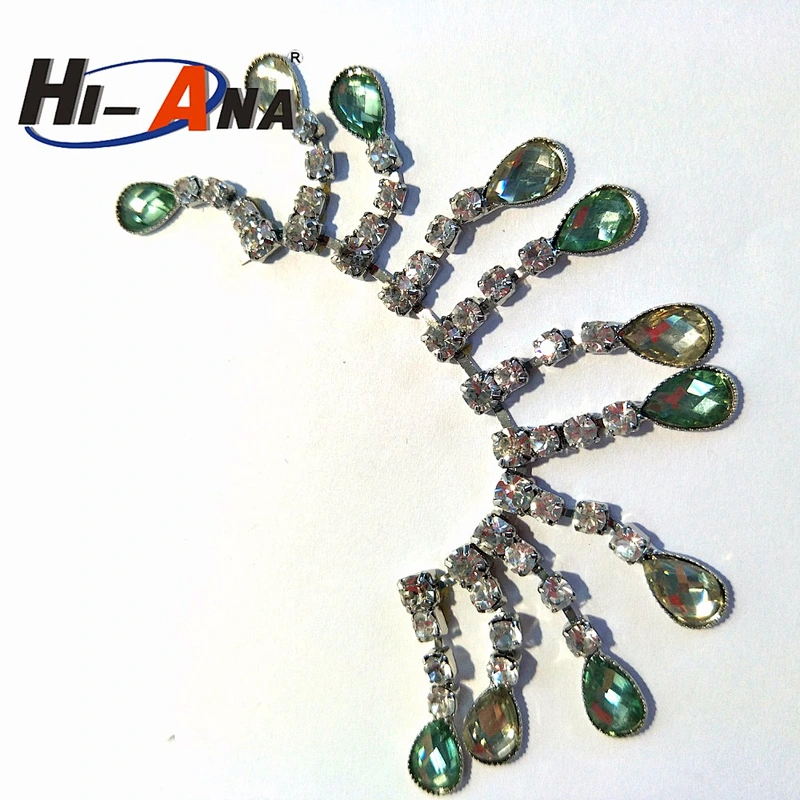 Accept OEM new products team various colors rhinestone strands by the yard