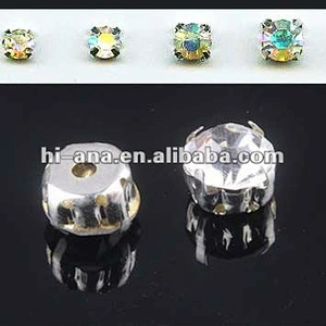 Pointback Crystal Rhinestone with Metal Claw supplier