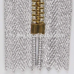 Silver no.5 Metal Zipper