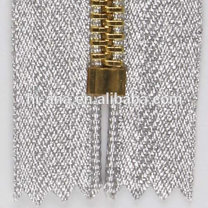 Silver no.5 Metal Zipper