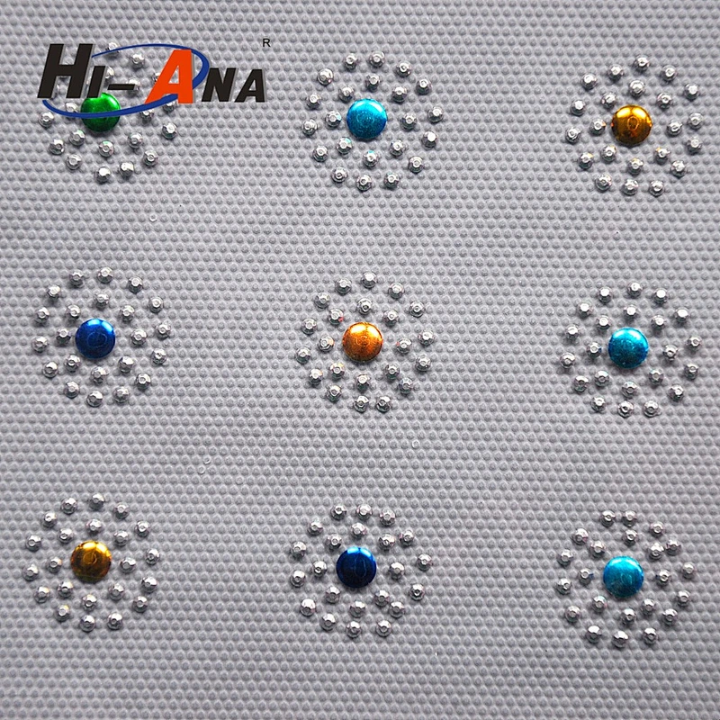 5.5 million units monthly from a 15 year supplier LOGO printed rhinestone embellishment