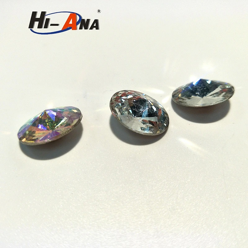 hi-ana rhinestone1 Guick lead times for samples multi color rhinestone sewing cheap