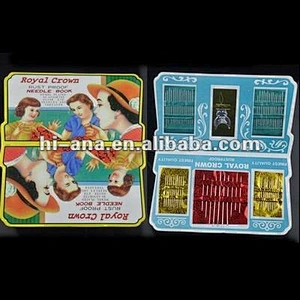 60 count per book hand sewing needles kit China supplier