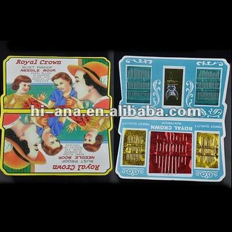 60 count per book hand sewing needles kit China supplier