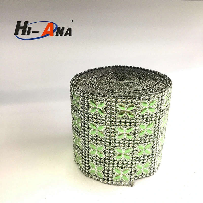 hi-ana trim1 Global brands 10 year new style plastic rhinestone trimming