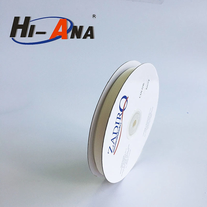 Custom made print logo Cheaper gross grain ribbon