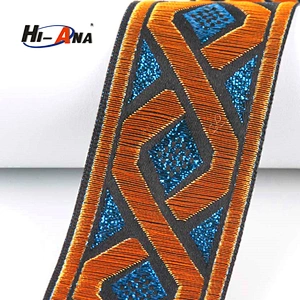 width:10mm traditional jacquard tape China supplier