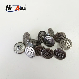 China jeas button face