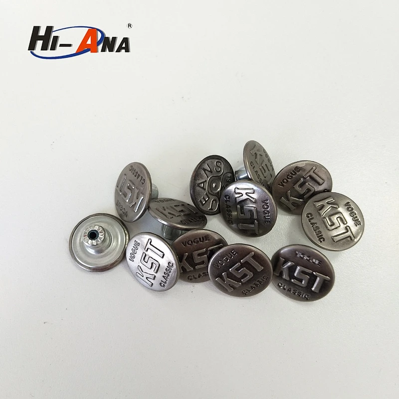 China jeas button face