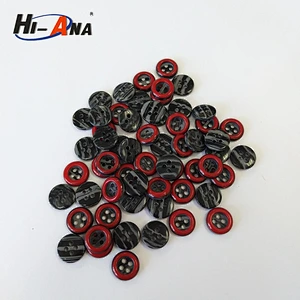 size 24L shell button with printting China supplier