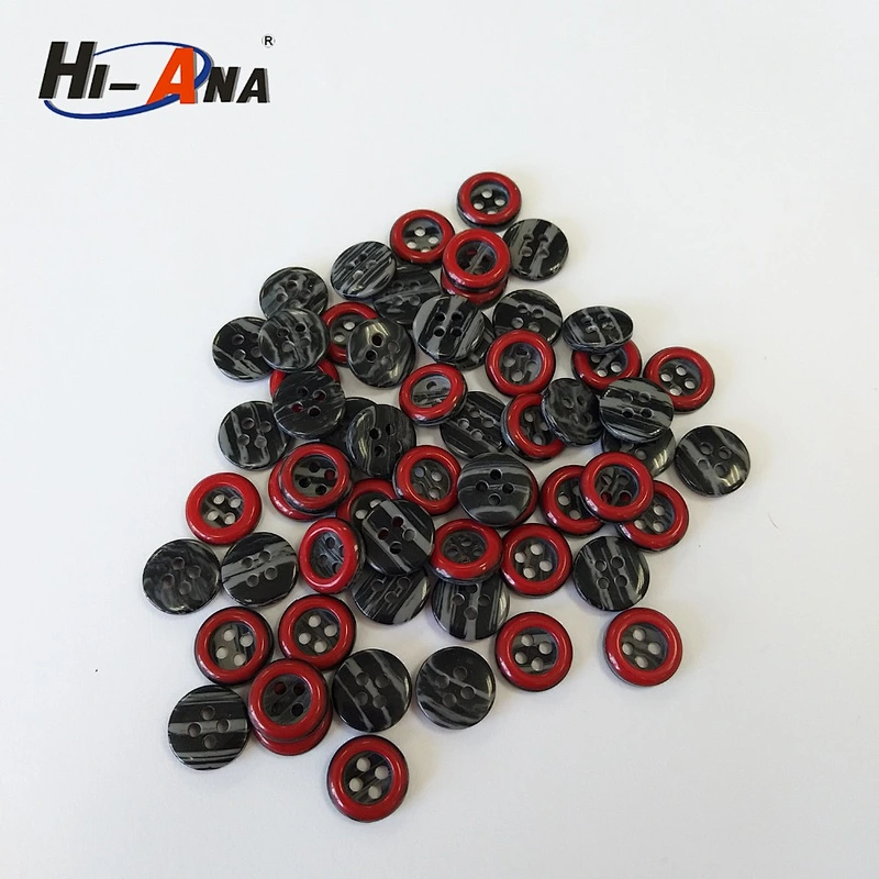 size 24L shell button with printting China supplier