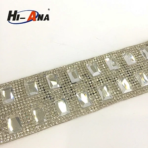 hi-ana rhinestone2 Over 95% accessories exported Top quality beaded lace trim