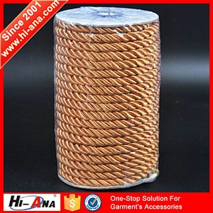 hi-ana cord3 Export to 70 countries different style curtain cord