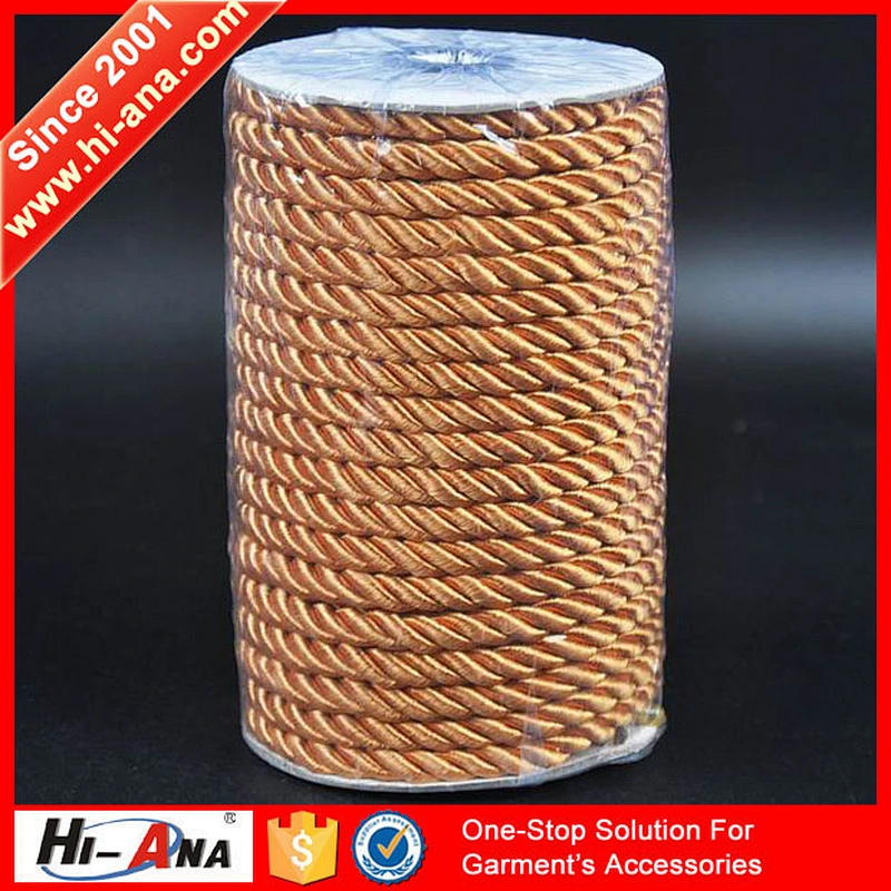 hi-ana cord3 Export to 70 countries different style curtain cord