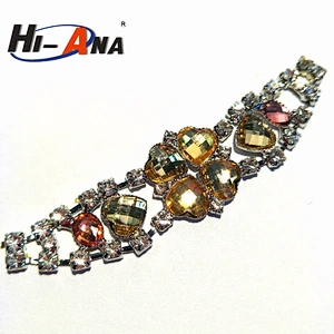 Our factories 20 years'experience Color brilliancy crystal rhinestone chain trimming