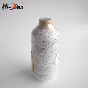 hi-ana thread1 Custom made print logo dyed spandex covered yarn