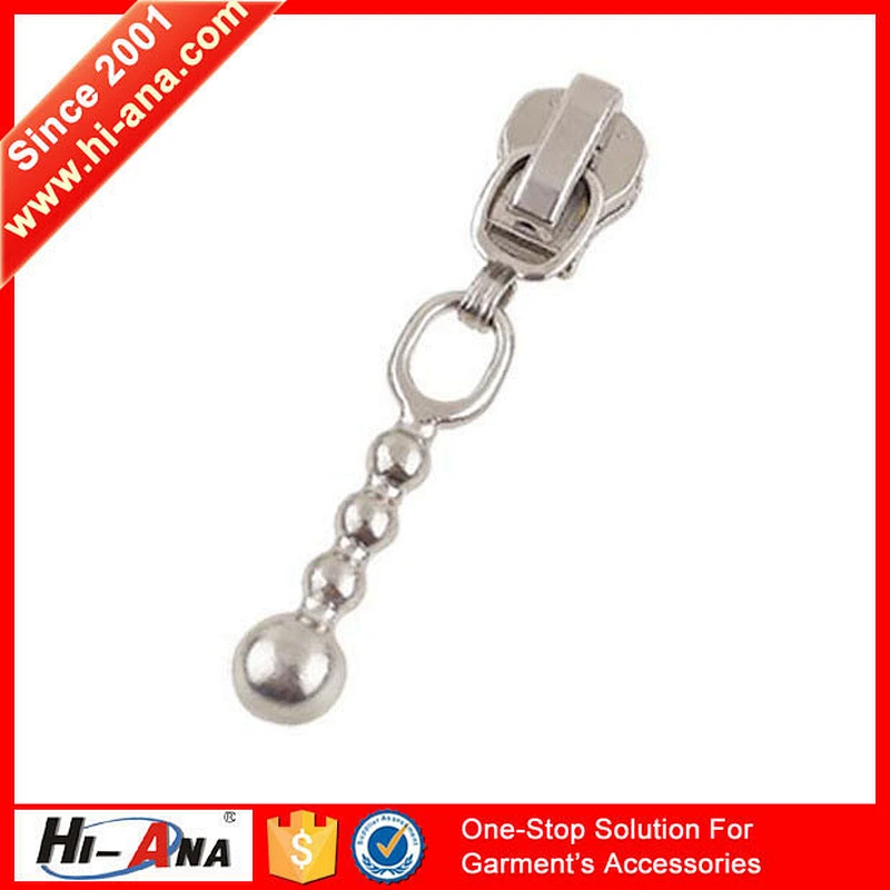 hi-ana zipper3 Over 100 partner factories wenzhou designer metal zipper pull