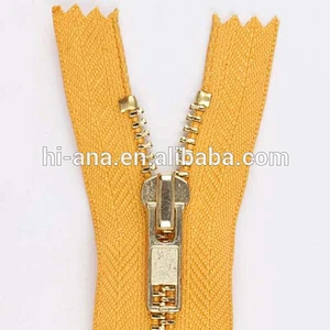 #5 Golden Brass Zipper C/E,A/L