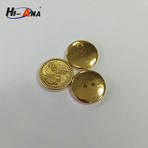 2 hole ABS plastic gold plating buttons
