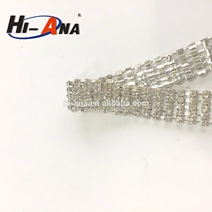 fancy rhinestone chain trimming