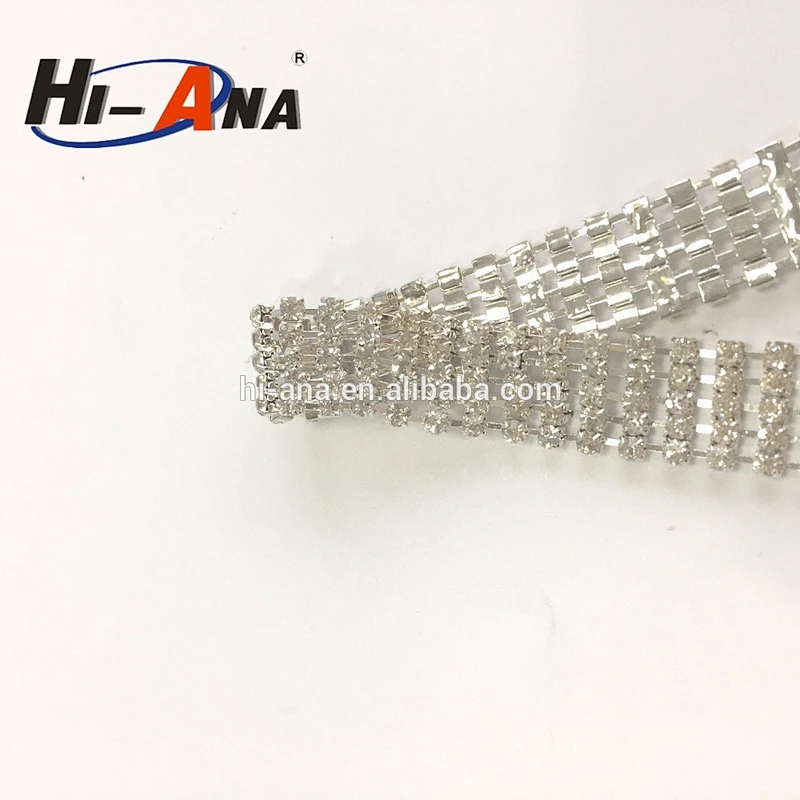 fancy rhinestone chain trimming