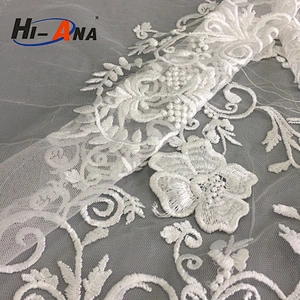 20 QC staffs ensure the quality Finest Quality embroidery french lace