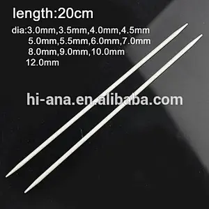 25cm aluminum knitting needles