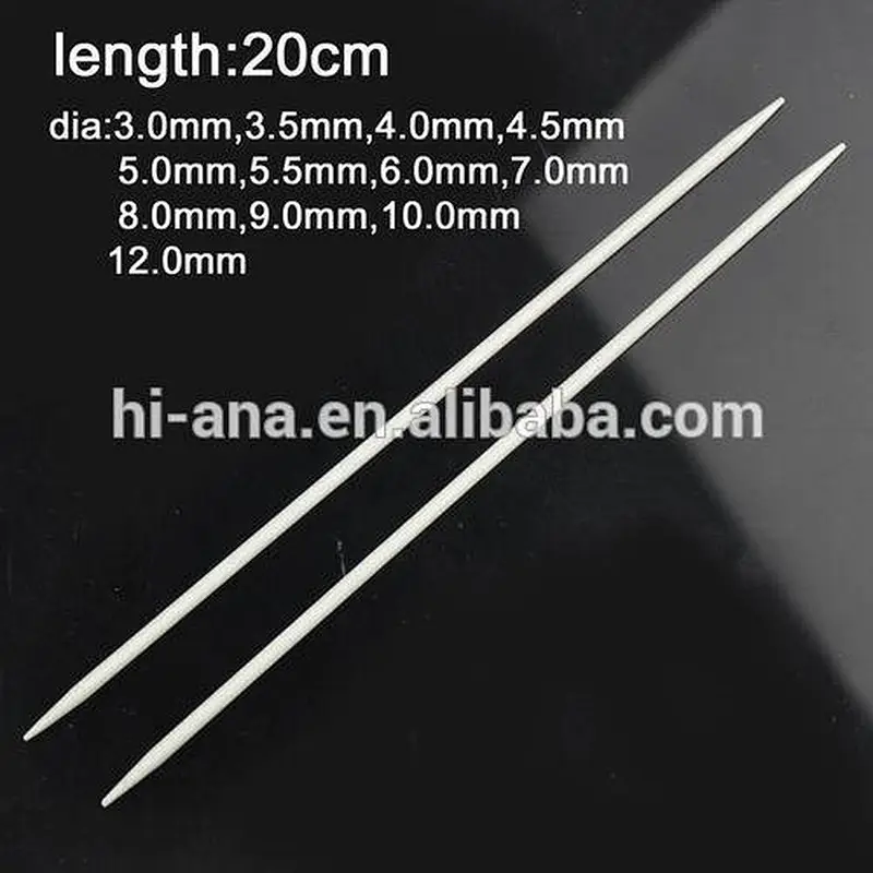 25cm aluminum knitting needles