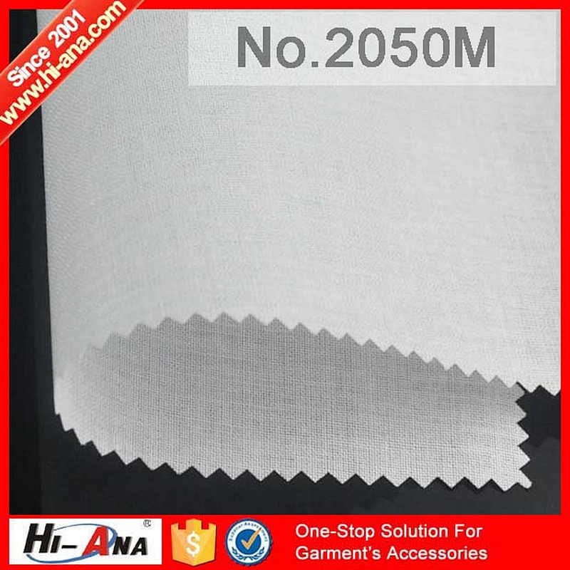 hi-ana fabric2 15 years factory experience Good supplying woven fusible interlining