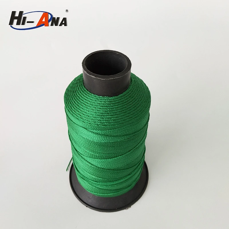 Custom made print logo Top quality nylon sewing thread