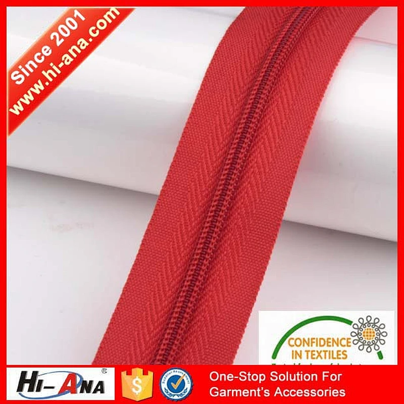 OEM Custom made top quality colorful wholesale metal zipper roll