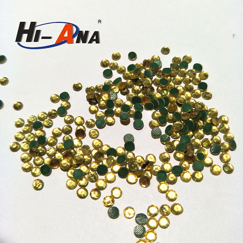 Free sample available Colorful fashion custom rhinestone iron on
