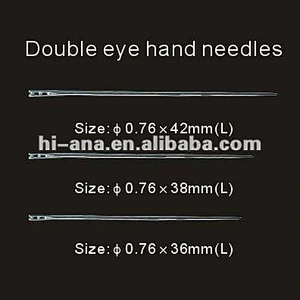 Balance brand double eye sewing hand needle China supplier