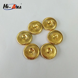 pattern gold sewing button for coat