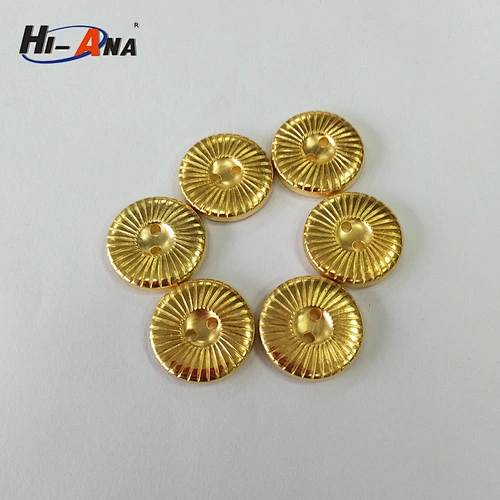 pattern gold sewing button for coat