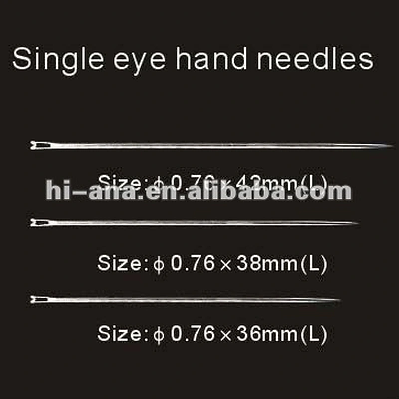 needles sewing single eye