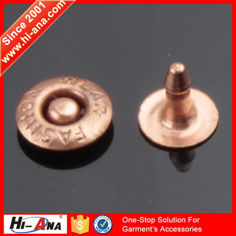 hi-ana button2 20 QC staffs ensure the quality Good supplying rivets for clothes