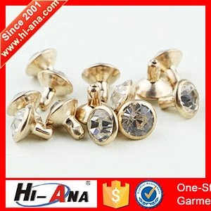 hi-ana button3 Cheap price china team Fancy rhinestone rivet button
