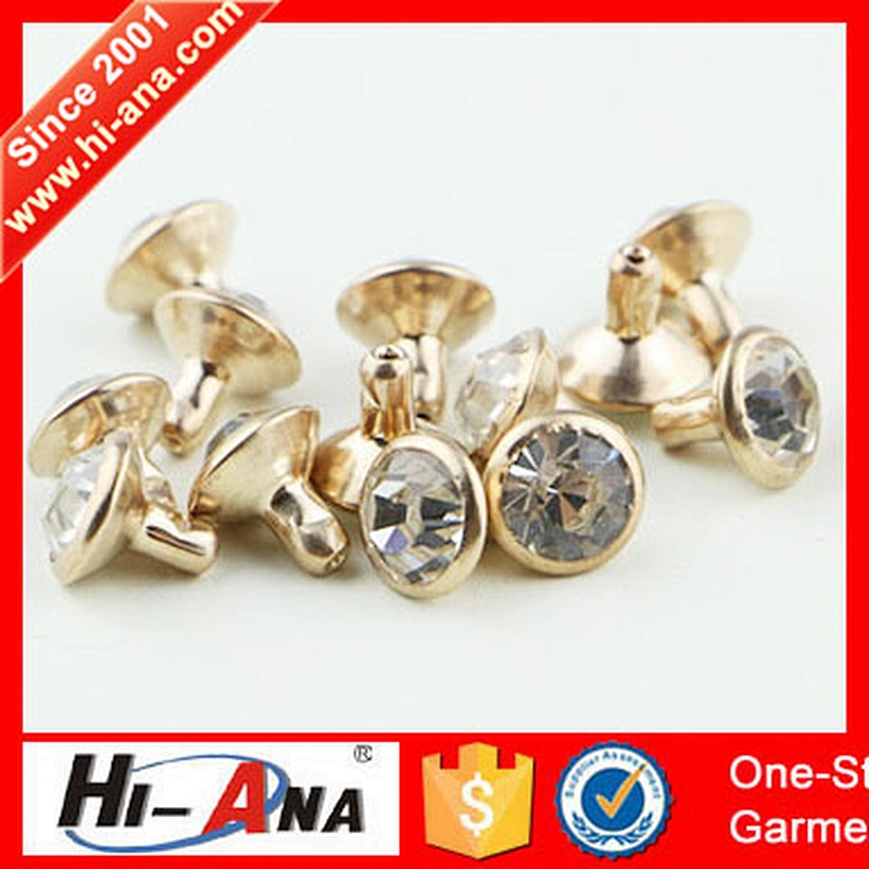 hi-ana button3 Cheap price china team Fancy rhinestone rivet button