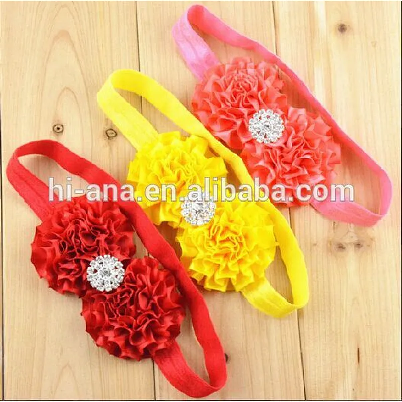 2016 Burst Satin Ribbon Floral with children's Christmas headdress 26-color spot
