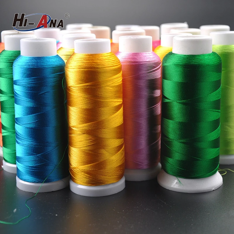 hi-ana thread3 20 QC staffs ensure the quality Sew Good royal embroidery thread