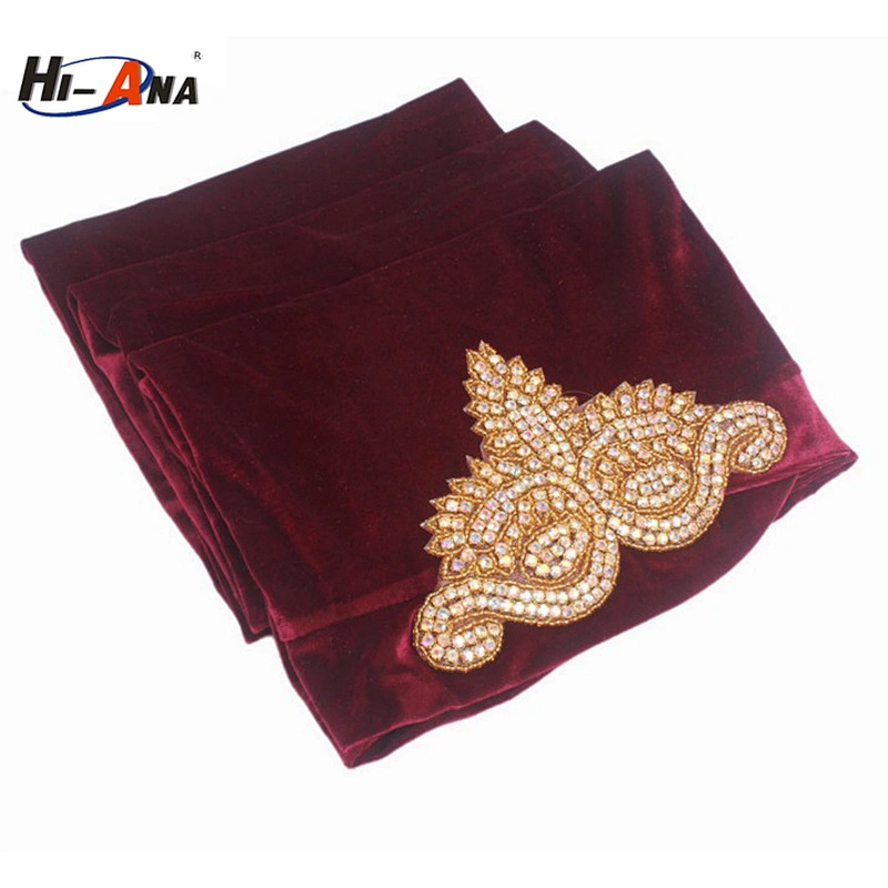Hi-Ana Crystal Jewelry Velvet Turban for Women