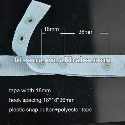snap tape size 18x18x36mm